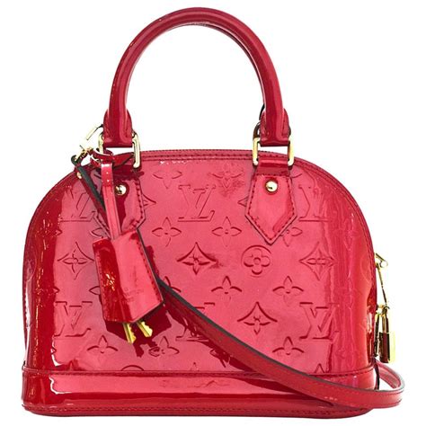 Pasadena patent leather crossbody bag Louis Vuitton Red in 